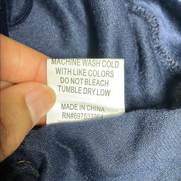 NEW Navy Blue Lightweight Velvet Leggings - Picture 8 of 9